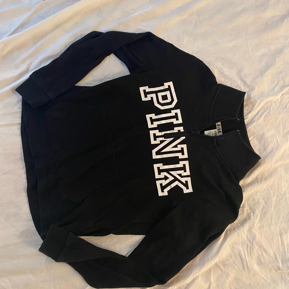 PINK Victoria's Secret Black Cowl Neck Sweater -XS